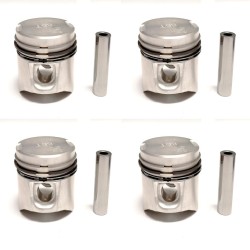 Set of 4 Oversized Mahle Pistons for Ford CVH 1.6 RS Turbo Escort & Fiesta 