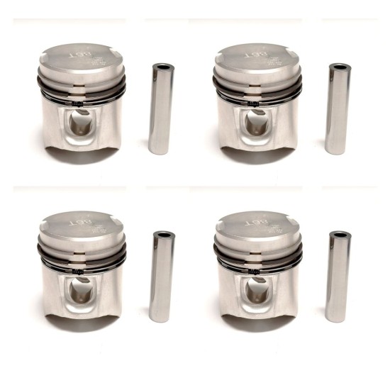 Set of 4 Oversized Mahle Pistons for Ford CVH 1.6 RS Turbo Escort & Fiesta 