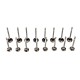 Set of Engine Valves for Volvo 2.0 D2, D3, D4 & D5 - D4204T