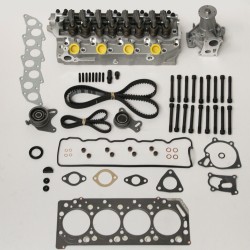 Cylinder Head Kit with Water Pump and Timing Belt Kit for Kia 2.5 TCi / D 8v D4BH 4D56