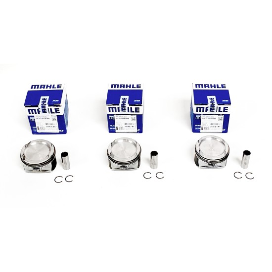 Set of 3 Pistons for Skoda Fabia, Rapid, Roomster 1.2 12v