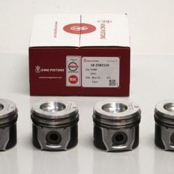 Set of 4 Pistons for Ford 1.8 TDCi - 45.2mm Bowl