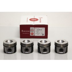Set of 4 Pistons for Ford 1.8 TDCi - 45.2mm Bowl
