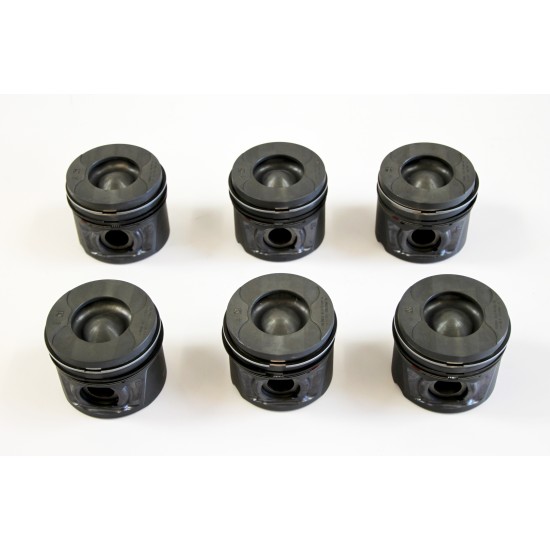 6 Pistons 0.50mm oversize for Peugeot 407 & 607 2.7 HDi UHZ V6 UHZ
