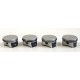 Set of 4 pistons 0.50mm Oversize for Ford C-Max, Fiesta, Focus & Puma 1.6 16v Zetec