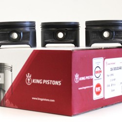 Set of 3 pistons with rings for Vauxhall 1.0 Petrol