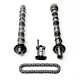 2 x Camshafts & Timing Chain Kit For Citroen C-Crosser, C5, C6 & C8 2.2 HDi