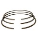 Set of Piston Rings for Citroen C3 1.0 VTi - ZMZ - EB0