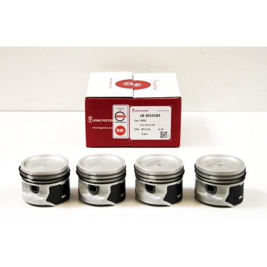 Vauxhall / Opel Nova & Corsa 1.2 C12NZ 0.50mm pistons with rings