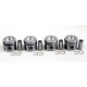 Set of 4 Pistons for Suzuki Ignis, Swift & Wagon R 1.3 DDiS Z13DT 16v 