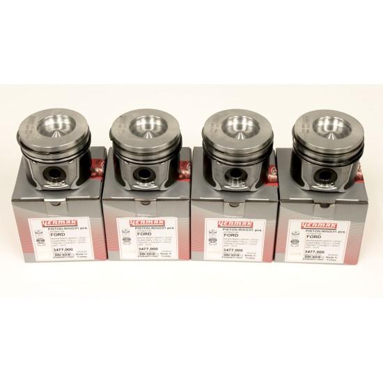 Ford 1.8 TDCi set of 4 Pistons - 45.2mm Bowl