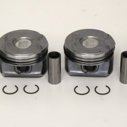 Set of 4 Pistons 0.50mm Oversize for Peugeot 1.6 16v THP EP6DT