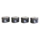 Set of 4 Pistons with Rings For Vauxhall Adam & Corsa 1.2 16v -A12XEL, A12XER, B12XEL