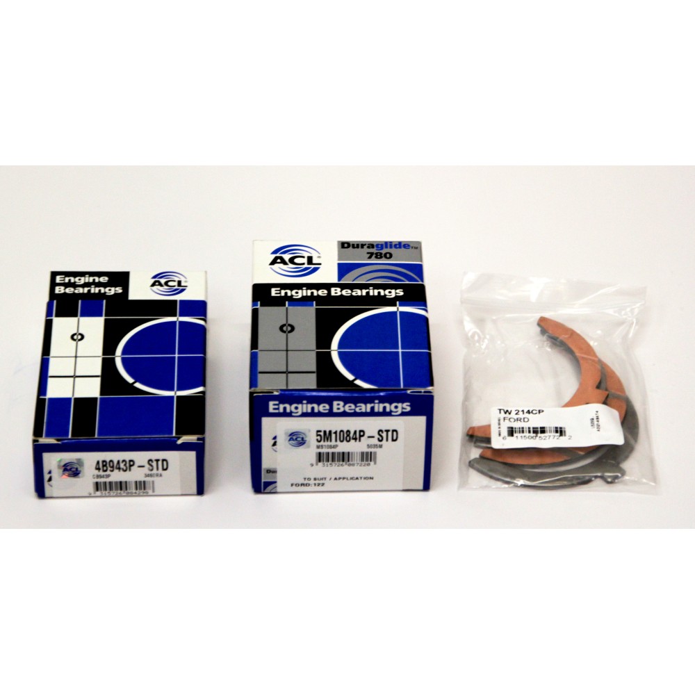thumbnail image 2 of KING Race Main Bearing Set For Ford Pinto 1.6, 1.8 & 2.0L - Heavy Duty Lead Copper (5M1084P) 2 of 3