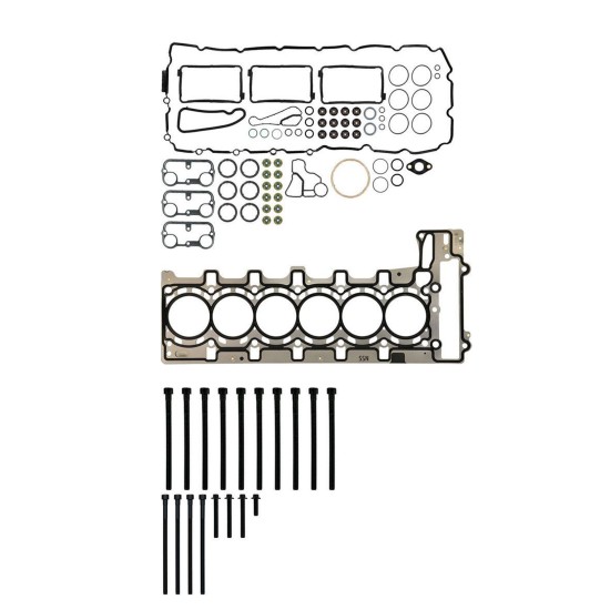 Head Gasket Set & Bolts for BMW 135, 235, 335, 435, 535, 640, 740, X4, X5, X6, M2 3.0i N55B30A