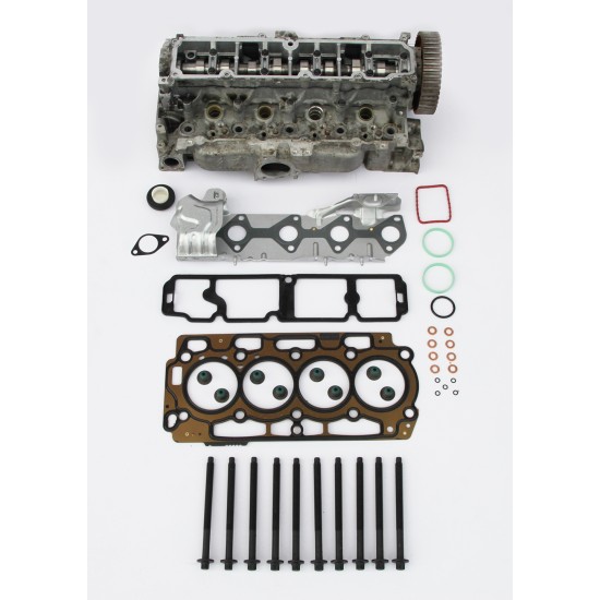 Reconditioned Cylinder Head with Gasket Set & Head Bolts for Mazda 2, 3 & 5 1.6 MZR-CD 8v DV6