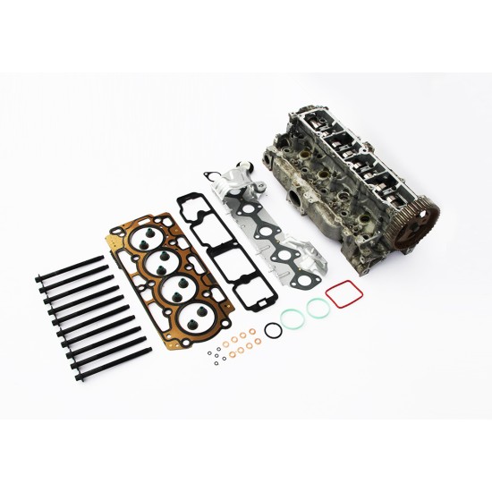 Reconditioned Cylinder Head with Gasket Set & Head Bolts for Citroen 1.6 8v HDi DV6 