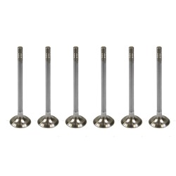 Set of 6 Exhaust Valves for VW / Volkswagen Polo 1.2 12v FSi / TFSi