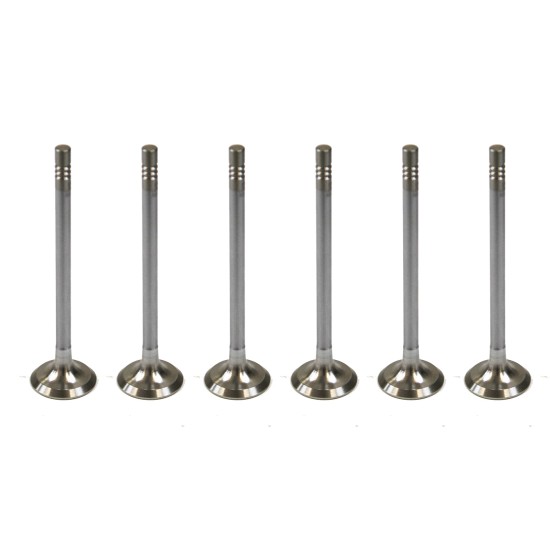 Set of 6 Exhaust Valves for VW / Volkswagen Polo 1.2 12v FSi / TFSi