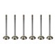 Set of 6 Exhaust Valves for VW / Volkswagen Polo 1.2 12v FSi / TFSi