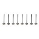 Set of 8 Exhaust Valves for Nissan Kubistar 1.6 16v K4M