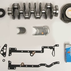 Crankshaft Kit with Main & Conrod bearings & Bottom End Gaskets to fit Ford 2.2 TDCi