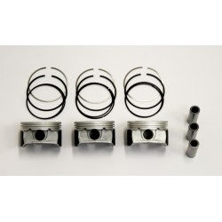 Set of 3 Pistons with Rings.50mm oversize for Ford 1.0 12v Ecoboost