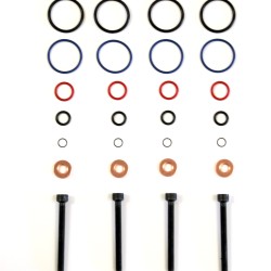 4 x Injector Seals & 4 Bolts For Skoda Fabia, Octavia, Roomster & Superb 1.9 & 2.0 TDi