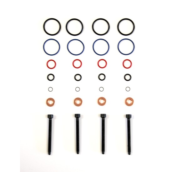 4 x Injector Seals & 4 Bolts For Skoda Fabia, Octavia, Roomster & Superb 1.9 & 2.0 TDi