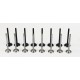 Full set of Inlet & Exhaust Valves for Rover 1.4 / 1.6 / 1.8 16v K-Series