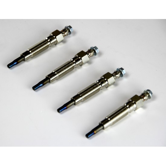 Set of 4 Glow Plugs for Hyundai Galloper, H-1 & Terracan 2.5 TD & 2.9 CRDi