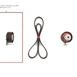Timing Belt Kit for Fiat Fiorino & Qubo 1.4 TU3 KFV