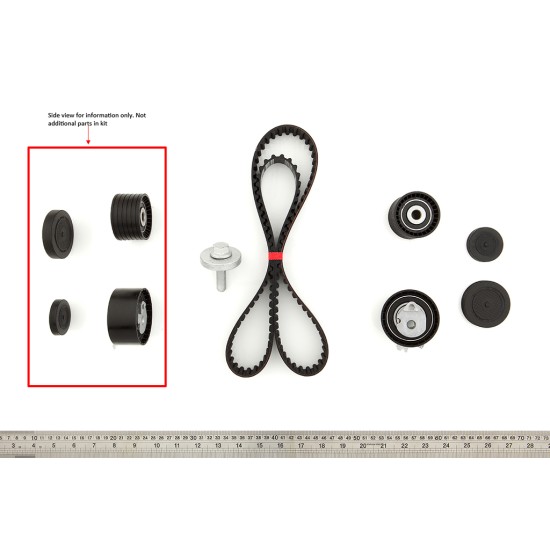 Timing Belt Kit for Nissan Kubistar 1.6 16v K4M
