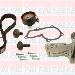 Timing Belt Kit & Water Pump for Ford Fiesta, Fusion, Focus, C-Max & Mondeo 1.25, 1.4 & 1.6 16v Zetec