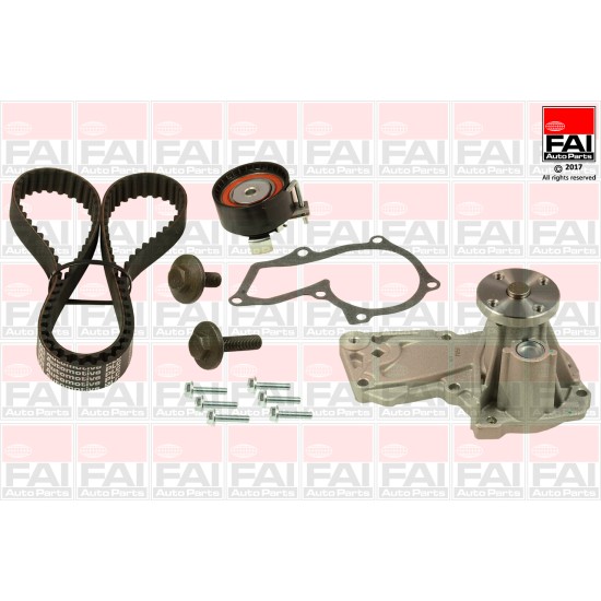 Timing Belt Kit & Water Pump for Ford Fiesta, Fusion, Focus, C-Max & Mondeo 1.25, 1.4 & 1.6 16v Zetec