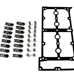 Set of 16 Rocker Arms, Hydraulic Lifters & Cover Gasket for Chrysler Ypsilon 1.3 D Multijet