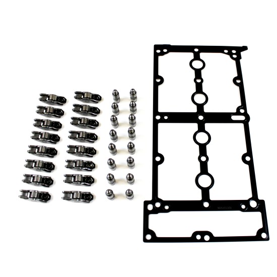 Set of 16 Rocker Arms, Hydraulic Lifters & Cover Gasket for Chrysler Ypsilon 1.3 D Multijet