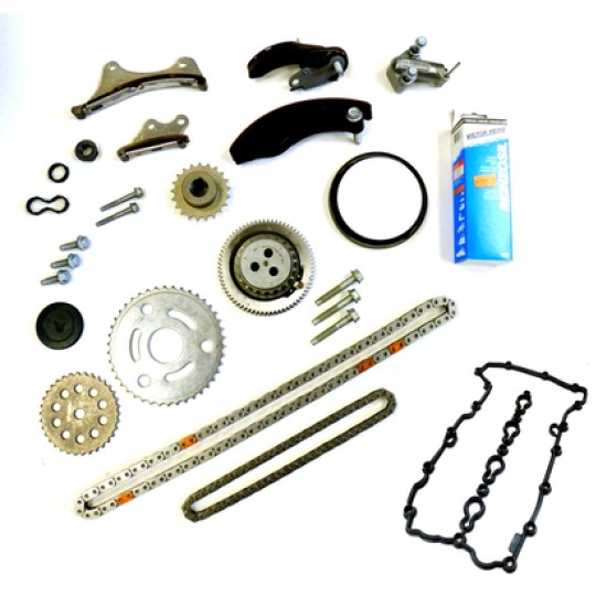 Timing Chain Kit with Gears & Oil Pump Chain Kit & Crankshaft Gear for Opel 1.6 16v B16DT