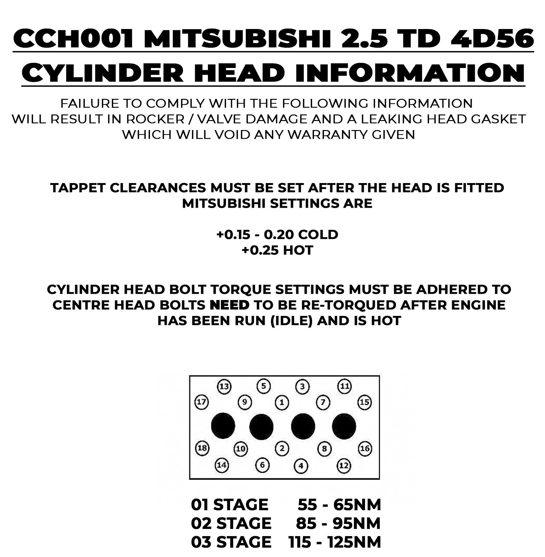 Mitsubishi Challenger, L200, Pajero, Shogun, 2.5 TD 4D56T New cylinder